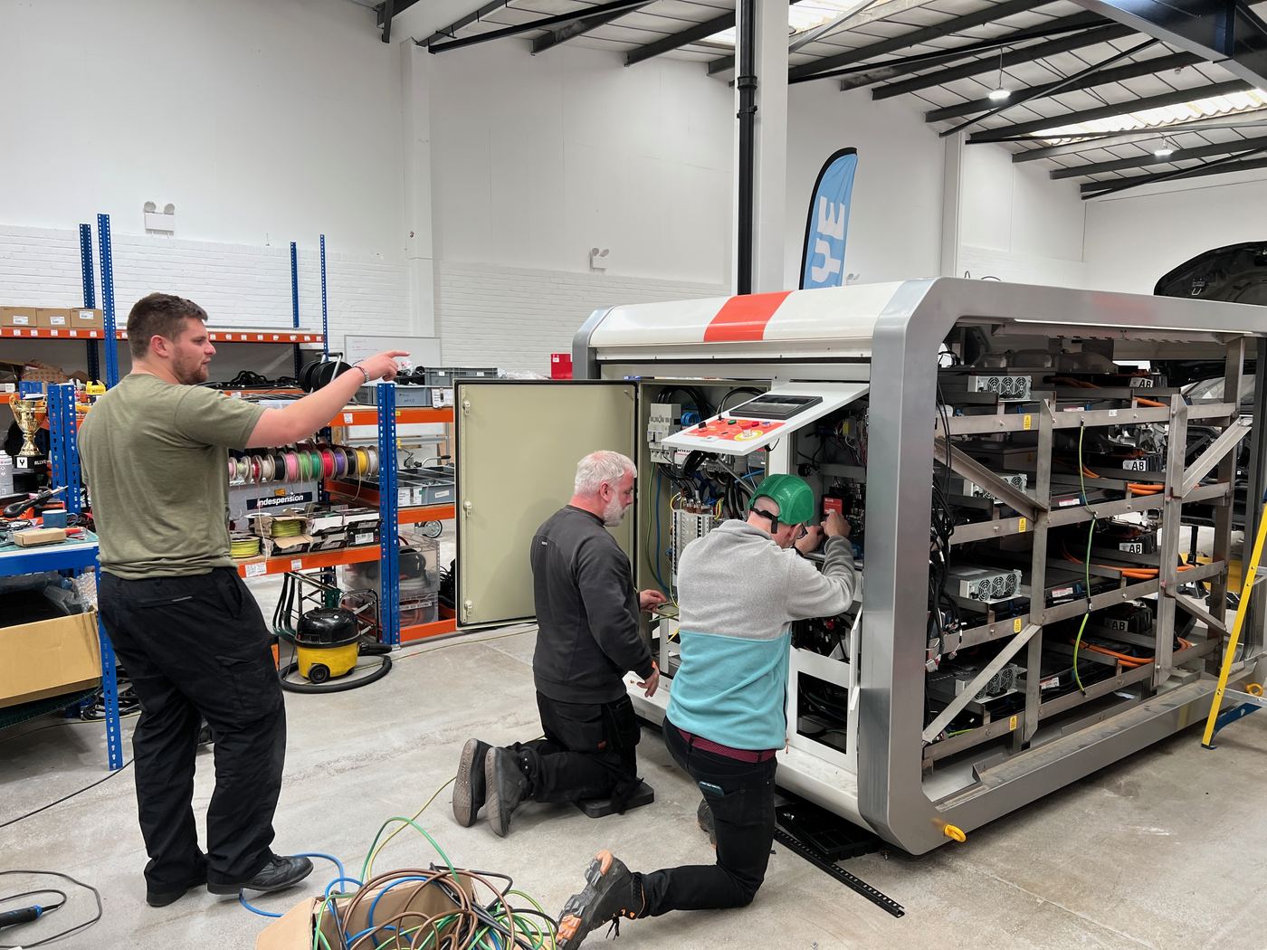 Allye engineers assembling a MAX in London