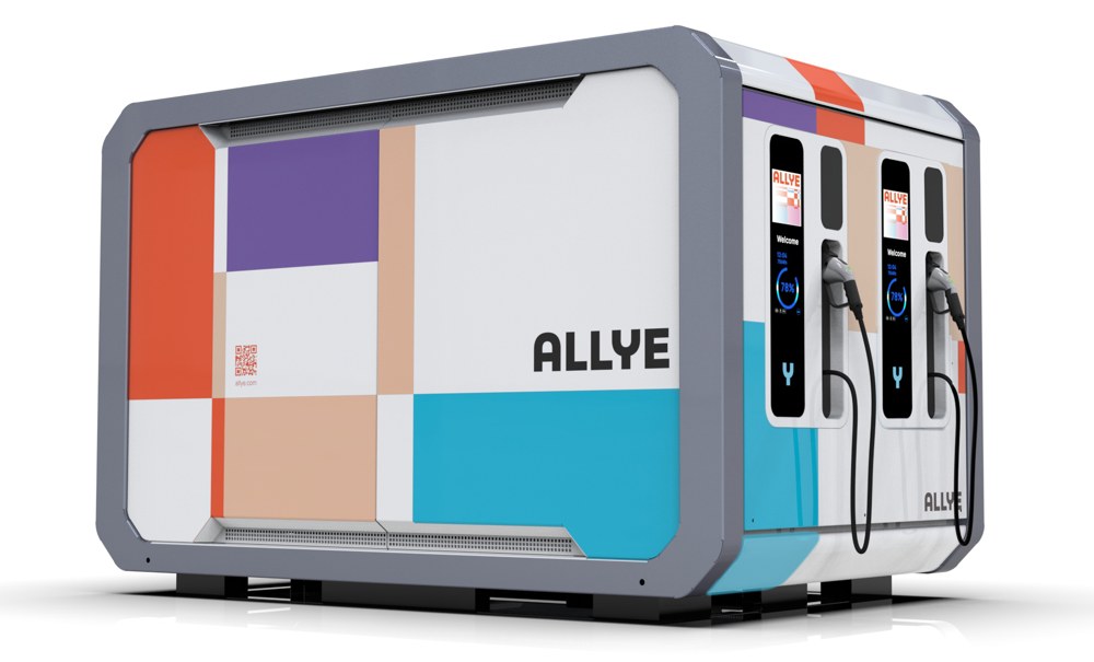 Allye MAX300 with integrated DC chargers
