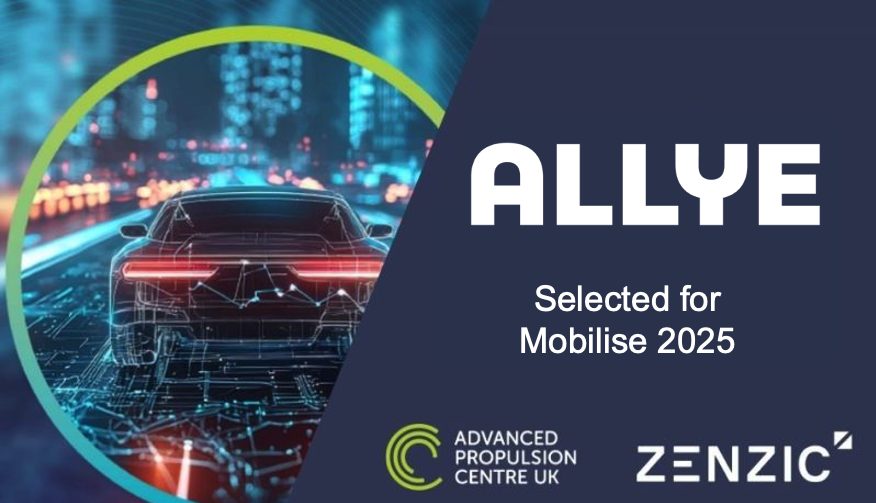 Allye selected for Mobilise 2025 by APC and Zenzic
